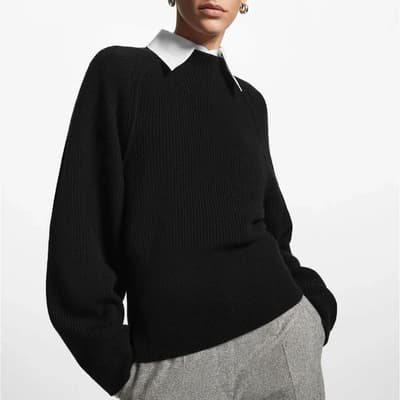 Black Thrillington Cashmere Blend Jumper