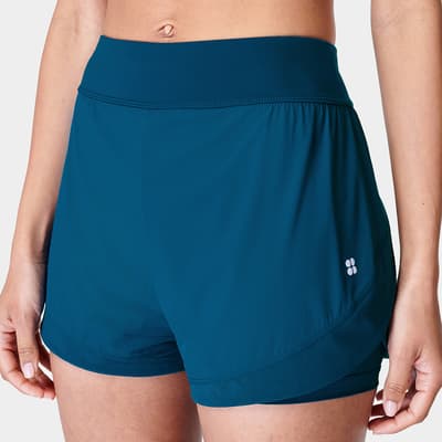 Blue Tempo Run Shorts