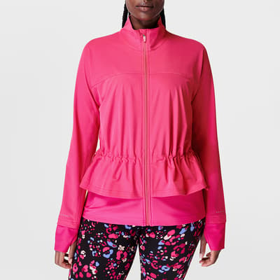 Pink Fast Lane Running Jacket