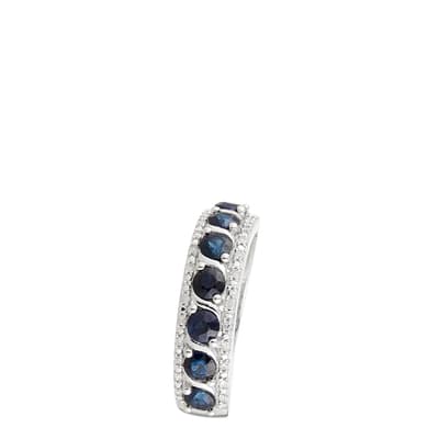 White Gold Sitra Sapphire Ring