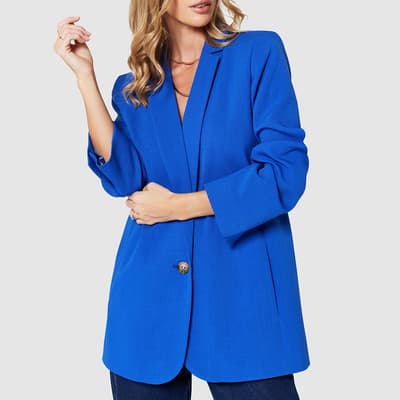 Blue Oversized Blazer