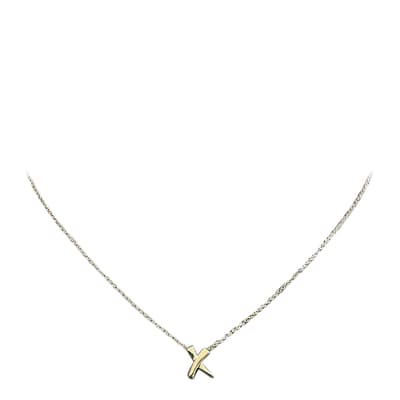 Gold Tiffany & Co Kiss necklace - B
