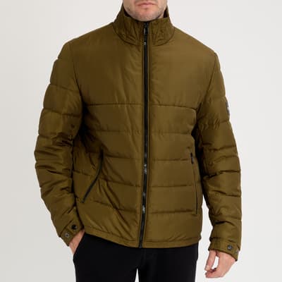 Khaki Cink Puffer Coat