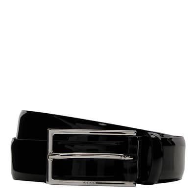 Black Carmello Leather Belt