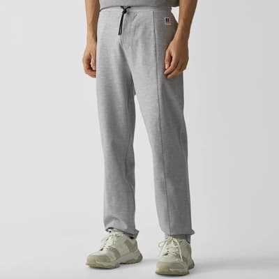 Grey Jaycen Relaxed Cotton Joggers