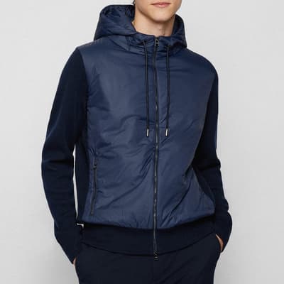 Navy Nativo Hybrid Wool Jacket