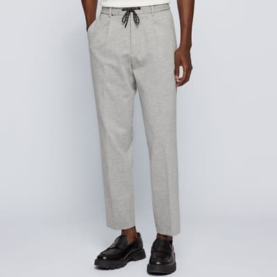 Grey Perin Cropped Trousers