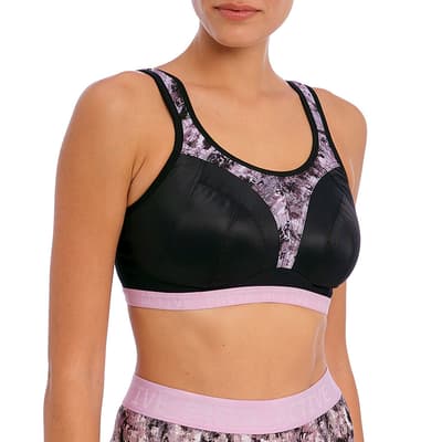 Purple Dynamic Non-Wired Sports Bra