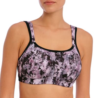 Purple High-Octane Sports Bra