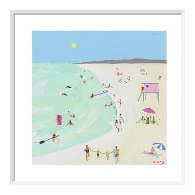 Hazy Beach Days Framed Print, 40cm x 40cm