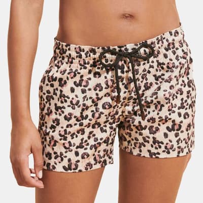 Animal Print Paille Fabya Short