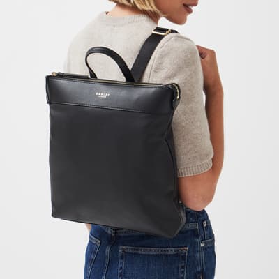 Black Essex Road Medium Ziptop Backpack