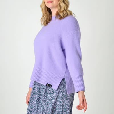 Purple Lanescot Wool Blend Jumper