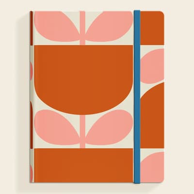 Block Flower Medium Notebook