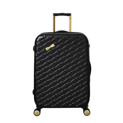 Black Belle 4 Wheel Medium Suitcase