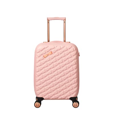 Pink Belle 4 Wheel Cabin Suitcase