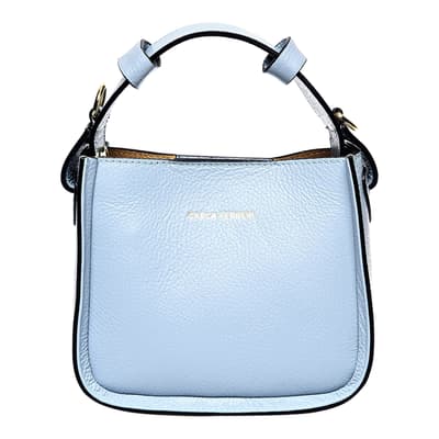 Blue Leather Shoulder bag