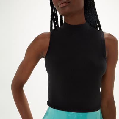 Black Keyhole Cut Out Top