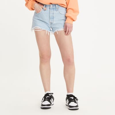 Light Blue 501 Original Denim Shorts