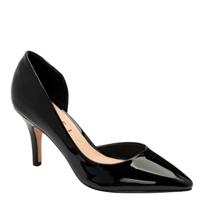 Black Amber Patent Court Shoes