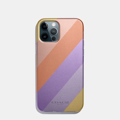 Metallic Multi Metallic Stripe Phone Case 12 Pro