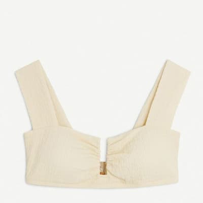 Cream Belira Bikini Top