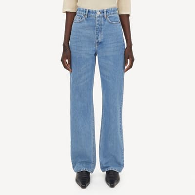 Blue Organic Cotton Miliumlo Bootcut Jeans