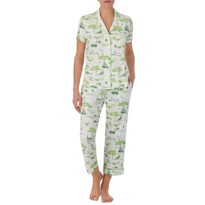 Green Capri Pyjama Set