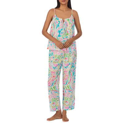 Multi Paisley Long Pyjama Set