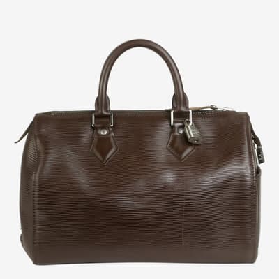 Louis Vuitton Brown 2005 Epi Leather Speedy 30 Bag
