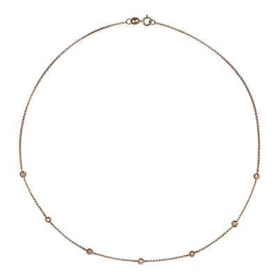 Gold Sunshine Diamond Necklace