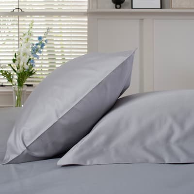 1000TC Housewife Pillowcase, Platinum