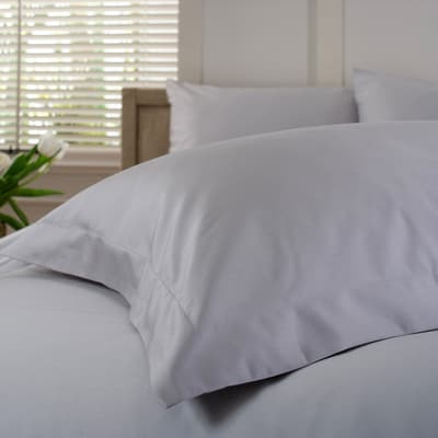 1000TC Oxford Pillowcase, Platinum