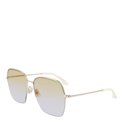 Women's Silver Victoria Beckham Sunglasses 61mm