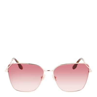 Women's Gold Victoria Beckham Sunglasses 59mm