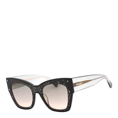 Women′s Black Missoni Sunglasses 52mm