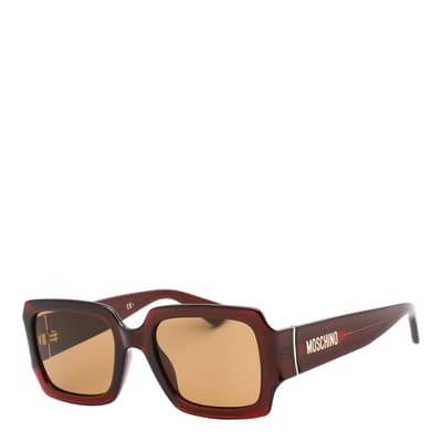 Women′s Brown Moschino Sunglasses 53mm