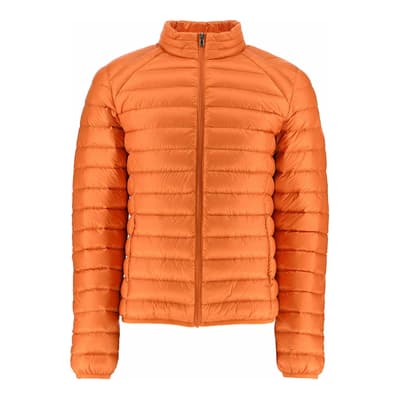 Orange Packable Mat Jacket