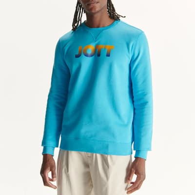 Blue Braga Cotton Sweatshirt