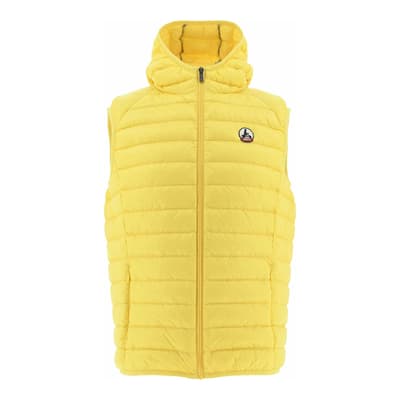 Yellow Pat Packable Gilet