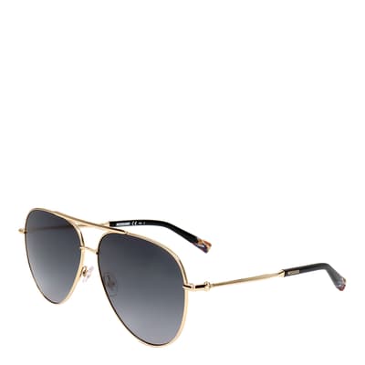 Rose Gold Aviator Sunglasses 60mm