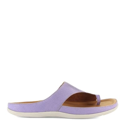 Purple Leather Capri II Sandal