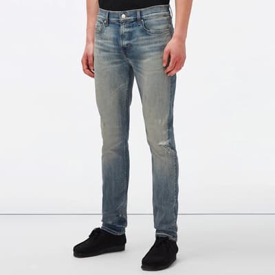Washed Blue Paxtyn Skinny Stretch Jeans
