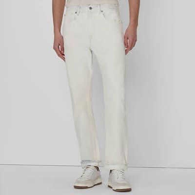 White Cooper Straight Jeans