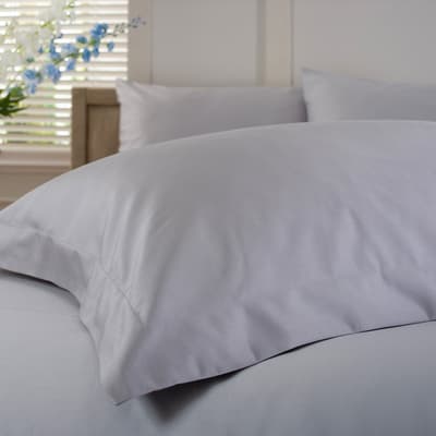 800TC Oxford Pillowcase, Platinum