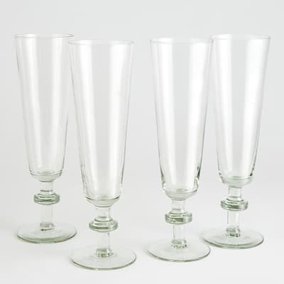 Set of 4 Avenell Champagne Glass