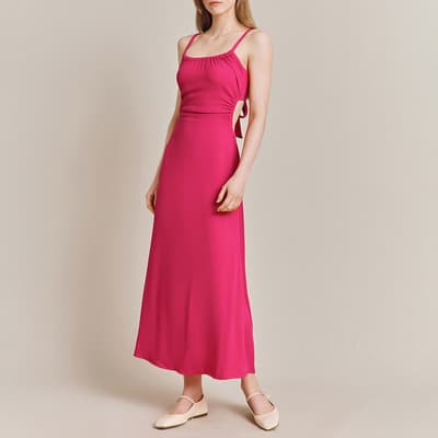 Pink Sophie Midi Dress