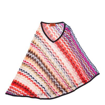 Multi Knitted Poncho