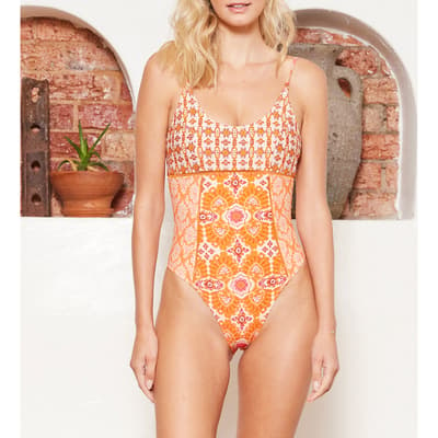 Orange Sienna Edwina Hot Stevie One Piece