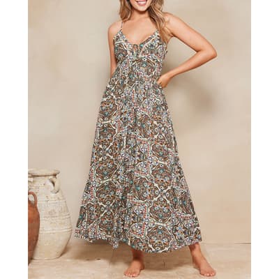 Multi Monarch Teja Maxi Dress  